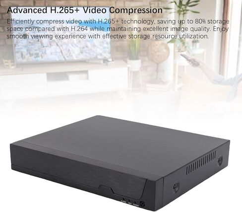 4 Channel Security DVR Recorder, 4CH Hybrid 4 in 1 CCTV DVR for 4K 5MP 4MP 3MP 1080P IP Camera, DVR for Security Camera Home System, Mobile APP (US Plug) in Kuwait