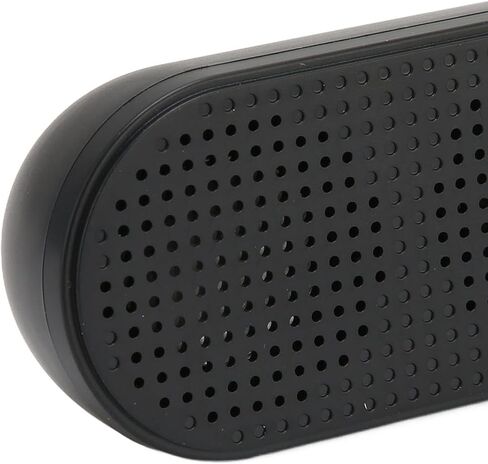 مكبرات صوت ستيريو USB صغيرة من Zunate مع بطاقة صوت مدمجة، توصيل وتشغيل مكبرات صوت مزدوجة محمولة، صوت محيطي يعمل بمنفذ USB لأجهزة الكمبيوتر المحمول المكتبية، أسود in Kuwait