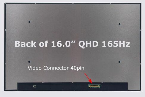 SCREENARAMA New Screen Replacement for Lenovo Legion 7 16IRX9 83FD (165Hz QHD 2560x1600 40pin) IPS LCD LED Display with Tools and Tape in Saudi Arabia