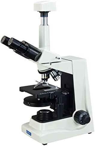 مجهر مركب OMAX 1600X ذو تباين المرحلة Siedentopf + كاميرا 1.3 ميجابكسل in Kuwait