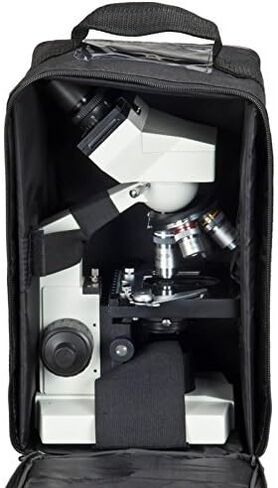 OMAX 40X-2000X Lab Binocular Biological Compound LED Microscope w Vinyl Carrying Case in Saudi Arabia