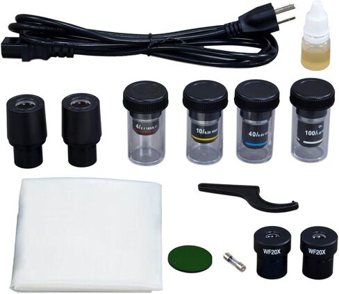 OMAX 40X-2000X Compound Siedentopf LED Trinocular Microscope with Vinyl Carrying Case in Saudi Arabia