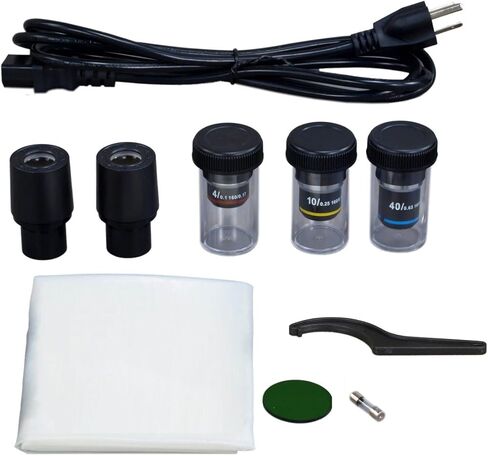 OMAX 40X-400X مجهر ثلاثي العينيات LED Siedentopf in Kuwait