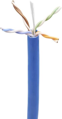 Tripp Lite Cat6 Bulk Ethernet Cable, CMP-LP .5A Plenum, Solid 23AWG, 100W High-Power PoE and PoE++, Blue, 1000ft (N224-01K-BL-LP5) in Saudi Arabia