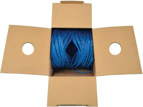 Tripp Lite Cat6 Bulk Ethernet Cable, CMP-LP .5A Plenum, Solid 23AWG, 100W High-Power PoE and PoE++, Blue, 1000ft (N224-01K-BL-LP5) in Saudi Arabia