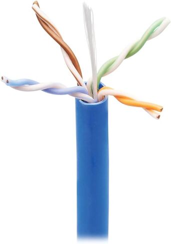 Tripp Lite Cat6 Bulk Ethernet Cable, CMP-LP .5A Plenum, Solid 23AWG, 100W High-Power PoE and PoE++, Blue, 1000ft (N224-01K-BL-LP5) in Saudi Arabia