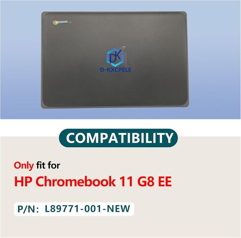 غطاء خلفي LCD بديل لجهاز HP Chromebook 11 G8 EE 11A G8 Series حافظة شاشة بغطاء علوي خلفي للكمبيوتر المحمول مع هوائي L89771-001 رمادي in Saudi Arabia