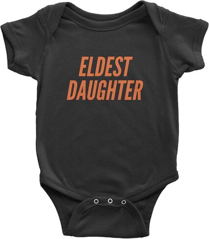 Eldest Daughter Infant One-Piece Bodysuit, Soft Cotton in Saudi Arabia