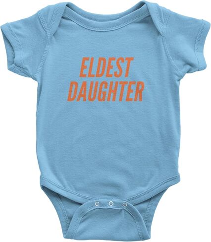 Eldest Daughter Infant One-Piece Bodysuit, Soft Cotton in Saudi Arabia