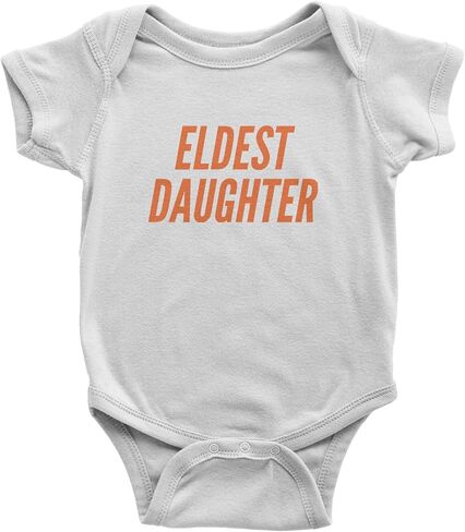 Eldest Daughter Infant One-Piece Bodysuit, Soft Cotton in Saudi Arabia