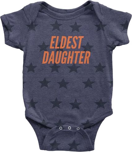 Eldest Daughter Infant One-Piece Bodysuit, Soft Cotton in Saudi Arabia