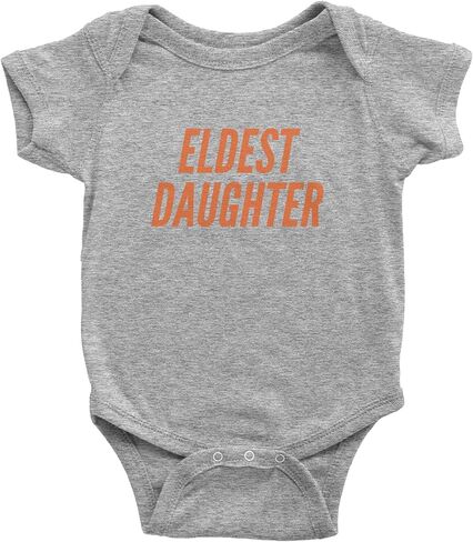 Eldest Daughter Infant One-Piece Bodysuit, Soft Cotton in Saudi Arabia