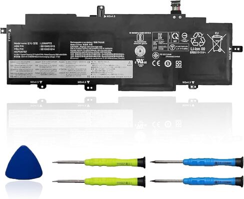 بطارية كمبيوتر محمول L20M4P72 متوافقة مع Lenovo ThinkPad T14s الجيل الثاني 2021 Series L20L4P72 SB10W51914 5B10W13976 L20C4P72 SB10W51916 5B10W51815 L20D4P72 SB10W51917 5B10W51816 57 واط ساعي 3711 مللي أمبير 15.36 فولت in Kuwait