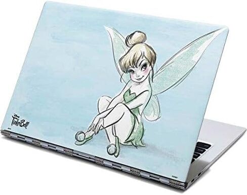 Skinit Decal Laptop Skin Compatible with Yoga 910 2-in-1 14in Touch-Screen - Officially Licensed Disney Tinker Bell Believe in Fairies Design in Saudi Arabia