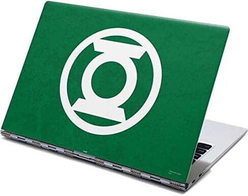 Skinit Decal Laptop Skin Compatible with Yoga 910 2-in-1 14in Touch-Screen - Officially Licensed Warner Bros Green Lantern Logo Green Design in Saudi Arabia