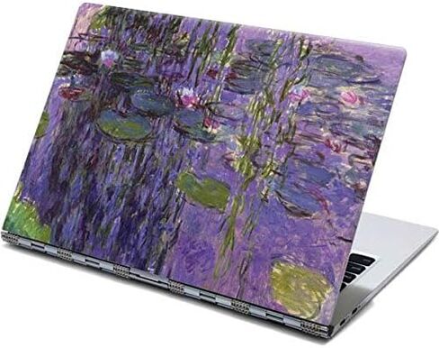 Skinit Decal Laptop Skin Compatible with Yoga 910 2-in-1 14in Touch-Screen - Originally Designed Nympheas, 1916-19 Design in Saudi Arabia