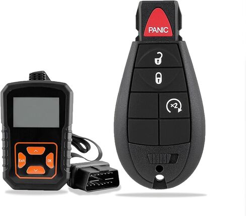 مفتاح فوب طقم استبدال عن بعد يناسب دودج رام 1500/2500/3500 2013 2014 2015 2016 2017 GQ4-53T دخول بدون مفتاح التحكم عن بعد in Kuwait