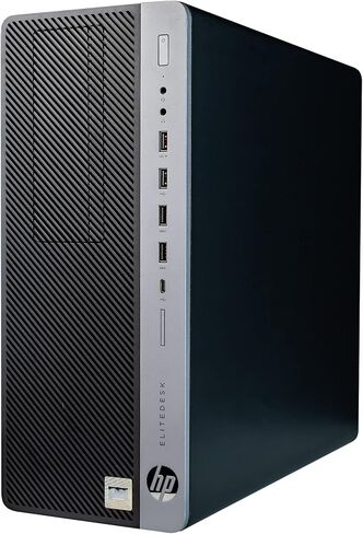 HP EliteDesk 800 G3 Desktop Computer | Home or Office PC | Quad Core Intel i5 (3.8GHz Turbo) | 16GB DDR4 RAM | 250GB SSD Solid State | WiFi-5G + Bluetooth | Windows 11 | 800G3 Tower (Renewed) in Saudi Arabia