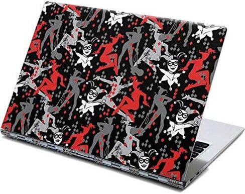 Skinit Decal Laptop Skin Compatible with Yoga 910 2-in-1 14in Touch-Screen - Officially Licensed Warner Bros Harley Quinn All Over Print Design in Kuwait