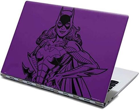 ملصق Skinit للكمبيوتر المحمول متوافق مع شاشة اللمس Yoga 910 2 في 1 14 بوصة - تصميم Warner Bros Batgirl Comic Pop المرخص رسميًا in Saudi Arabia