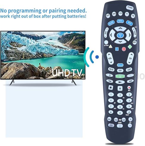 جهاز تحكم عن بعد بديل PZL RC122 RC1226001/04B لجهاز Costway Spectrum TV Time Warner، من أجل Brighthouse، لصناديق كابلات الميثاق in Saudi Arabia