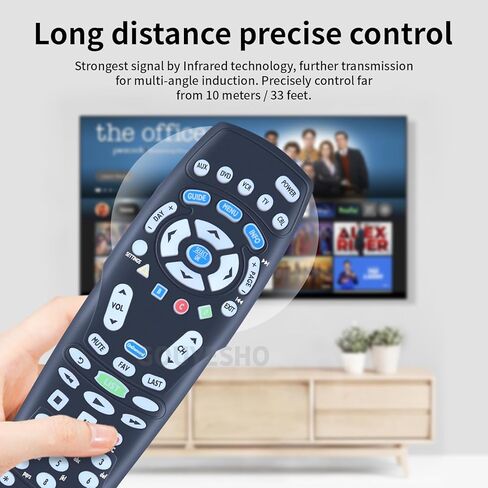 جهاز تحكم عن بعد بديل PZL RC122 RC1226001/04B لجهاز Costway Spectrum TV Time Warner، من أجل Brighthouse، لصناديق كابلات الميثاق in Saudi Arabia
