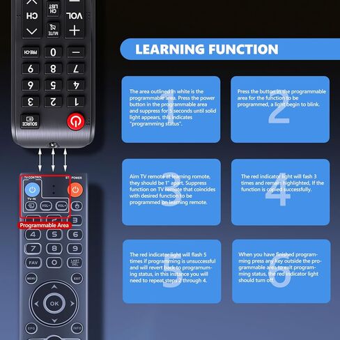 PZL V5 Pro Replacement Backlit Voice Remote Control for Vseebox V3 Pro, V3 Plus, V5 Pro, V1, V1 Pro, V2, V2 Pro, V1 Max, Elite, Max in Saudi Arabia