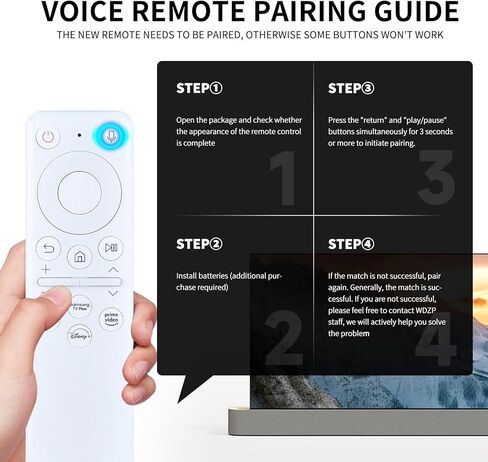 New BP59-00149A Solar Voice Remote Replacement for Samsung Freestyle Portable Projector & QLED Smart Monitor TV with Voice Search, Samsung BN59-01432A BN59-01432D BN59-01455E TV Remote Controller in Saudi Arabia