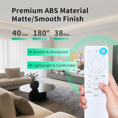 New BP59-00149A Solar Voice Remote Replacement for Samsung Freestyle Portable Projector & QLED Smart Monitor TV with Voice Search, Samsung BN59-01432A BN59-01432D BN59-01455E TV Remote Controller in Saudi Arabia
