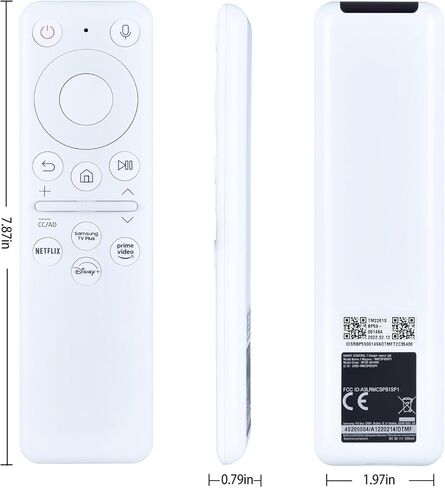 New BP59-00149A Solar Voice Remote Replacement for Samsung Freestyle Portable Projector & QLED Smart Monitor TV with Voice Search, Samsung BN59-01432A BN59-01432D BN59-01455E TV Remote Controller in Saudi Arabia