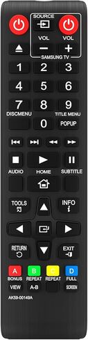 استبدال AK59-00149A Samsung DVD جهاز التحكم عن بعد لمشغل أقراص DVD Blu Ray DVD BD-J5700 BD-J5100 BD-ES5000 BD-ES5300 BD-F5100 BD-FM57C BD-HM5، لا حاجة للإعداد in Kuwait