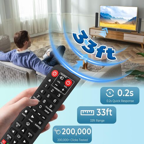 استبدال AK59-00149A Samsung DVD جهاز التحكم عن بعد لمشغل أقراص DVD Blu Ray DVD BD-J5700 BD-J5100 BD-ES5000 BD-ES5300 BD-F5100 BD-FM57C BD-HM5، لا حاجة للإعداد in Kuwait