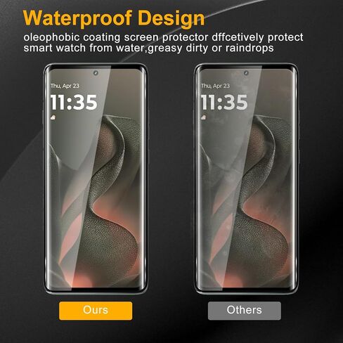 3 Pack Tempered Glass Screen Protector for Motorola Moto Edge 2025, Anti-Fingerprint, 9H Hardness, Scratch Resistant, 3D Curved Tempered Glass Film, HD Clear in Saudi Arabia