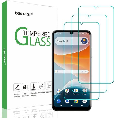 (3 Pack Designed for AT&T Motivate Pro 2 5G / Cricket Icon Pro (2026) Screen Protector Tempered Glass, Touch Sensitive, 9H Hardness in Saudi Arabia