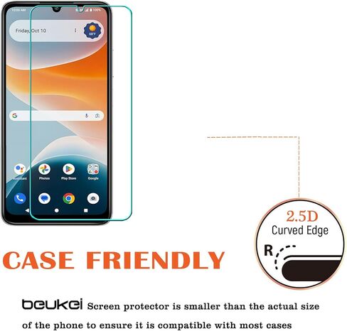 (3 Pack Designed for AT&T Motivate Pro 2 5G / Cricket Icon Pro (2026) Screen Protector Tempered Glass, Touch Sensitive, 9H Hardness in Saudi Arabia