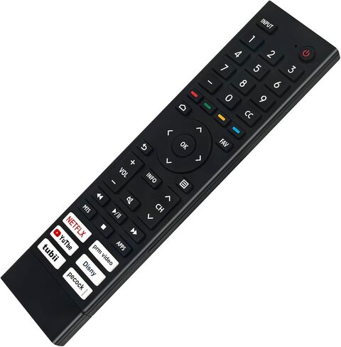 جهاز التحكم عن بعد الجديد ERF3Z80H ERF3J80H IR متوافق مع Hisense 4K UHD Smart TV A6Series 43A4H 40A4H 32A4FH 32A4H 50A6G 65A6G 43A6G 50A6G 50U68G 55U6G 55A6G 65U6G 70A6G 75A6G 75U6G 75U68G in Kuwait