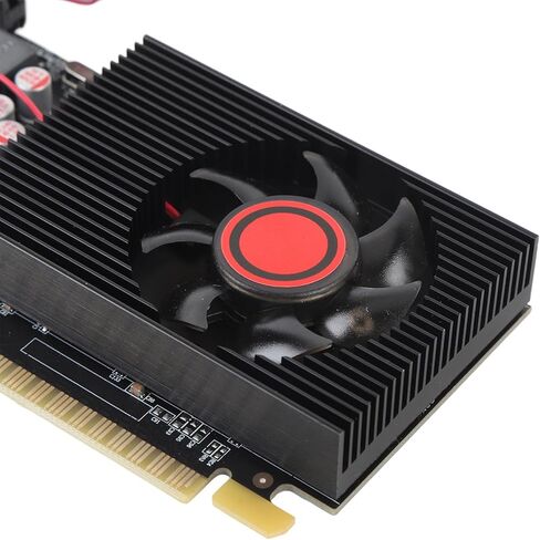 GT610 Graphics Card, 1GB DDR3 64 Bit 500MHz 600MHz PCI Express 2.0 16X Video Card with Solid Capacitor and Cooling Fan, for 7 8 10 11 Vista in Saudi Arabia