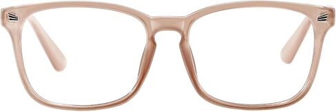 نظارات TIJN الزرقاء لحجب الضوء للنساء والرجال بإطار شفاف نظارات Nerd مربعة مضادة للأشعة الزرقاء ونظارات شاشة الكمبيوتر in Kuwait