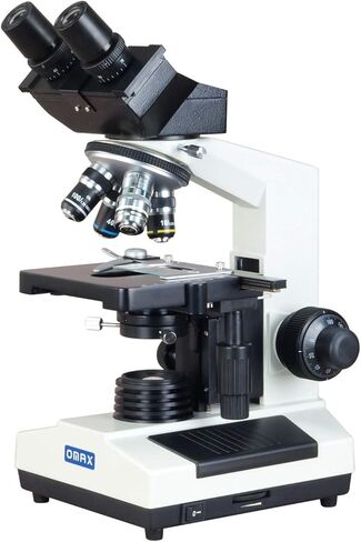 OMAX 40X-2000X مجهر مجهر مركب مع مكثف Darkfield الجاف + شرائح فارغة + زلات غطاء in Kuwait