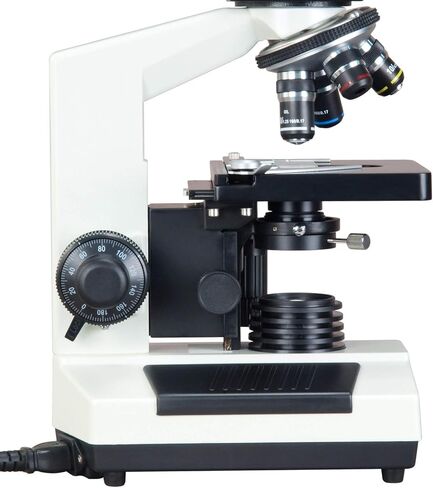 OMAX 40X-2000X مجهر مجهر مركب مع مكثف Darkfield الجاف + شرائح فارغة + زلات غطاء in Kuwait