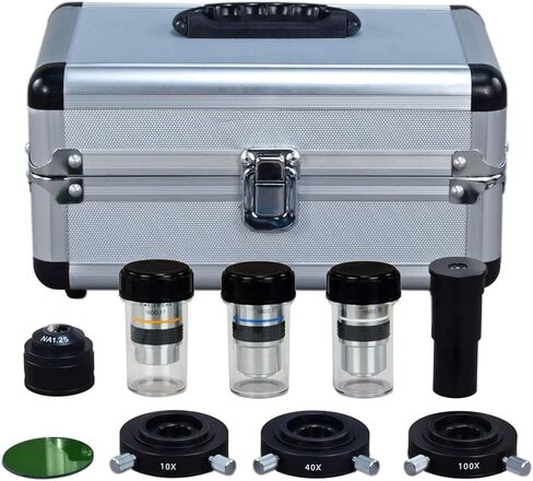 OMAX Phase Contrast Compound Biological Binocular Microscope 40X-1000X with 9.0MP USB Camera in Saudi Arabia
