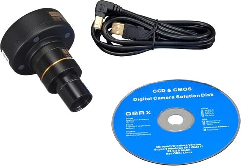 OMAX 40X-2000X Compound Binocular Microscope w Oil Darkfield Condenser+3.0MP USB Camera in Saudi Arabia