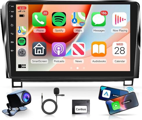 4Core 4G+64G Android 13 راديو ستيريو للسيارة Toyota Tundra 2007-2013 لسيارة Toyota Sequoia 2008-2018، Rimoody Wireless Carplay Android auto GPS WiFi 10.1 بوصة شاشة تعمل باللمس بلوتوث FM/RDS كاميرا احتياطية in Saudi Arabia