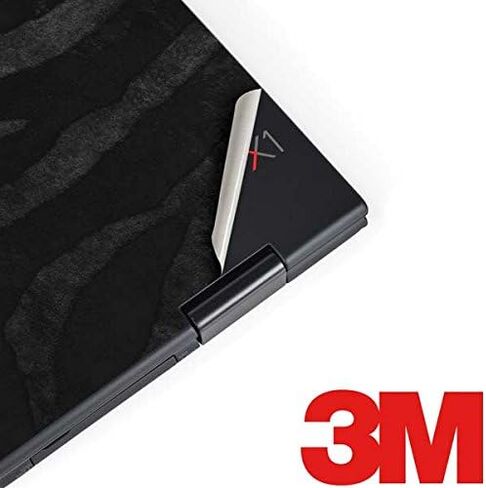 ملصق Skinit للكمبيوتر المحمول متوافق مع Thinkpad X1 Yoga (الجيل الثالث 2018) - تصميم طباعة حيوانات سوداء مرخص رسميًا من NBA Detroit Pistons in Saudi Arabia