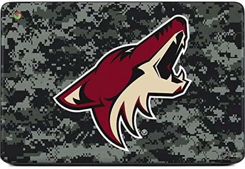 غلاف كمبيوتر محمول من Skinit متوافق مع Chromebook 14 G5 - تصميم مموه مرخص رسميًا من NHL Arizona Coyotes in Kuwait