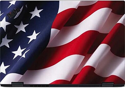 Skinit Decal Laptop Skin Compatible with Thinkpad X1 Yoga (3rd Gen 2018) - Originally Designed The American Flag Design in Saudi Arabia