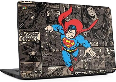 Skinit Decal Laptop Skin Compatible with Chromebook 14 G5 - Officially Licensed Warner Bros Superman Mixed Media Design in Saudi Arabia