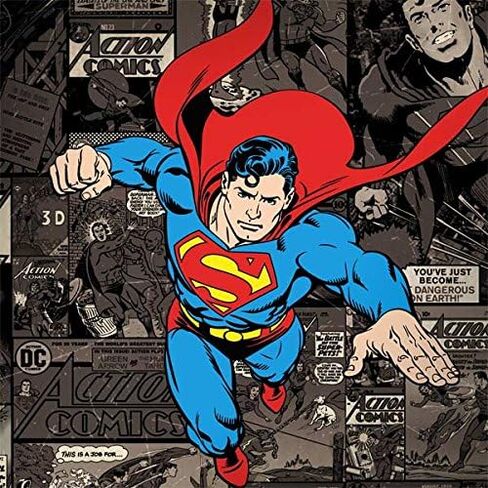Skinit Decal Laptop Skin Compatible with Chromebook 14 G5 - Officially Licensed Warner Bros Superman Mixed Media Design in Saudi Arabia