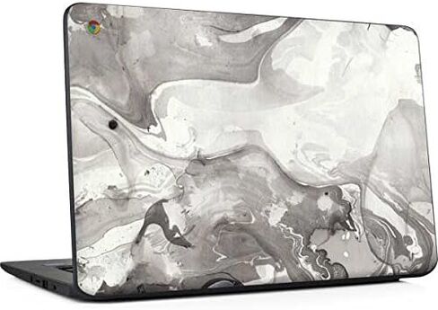 Skinit Decal Laptop Skin Compatible with Chromebook 14 G5 - Officially Licensed Skinit Originally Designed Marbleized Grey Design in Saudi Arabia