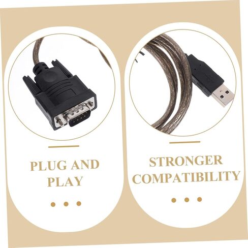 ARTIBETTER USB to Serial Port Cable Double Shielded Coated Compatible Multiple Computers USB to Serial Adapter in Saudi Arabia